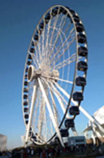 Ferris Wheel image resampled
